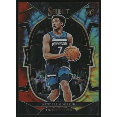 2022-23 Select Prizms Tie-Dye #73 Wendell Moore Jr.