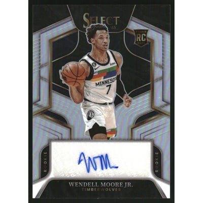 2022-23 Select Rookie Signatures #7 Wendell Moore Jr./249