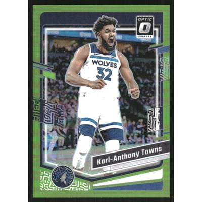 2023-24 Donruss Optic Lime Green #179 Karl-Anthony Towns