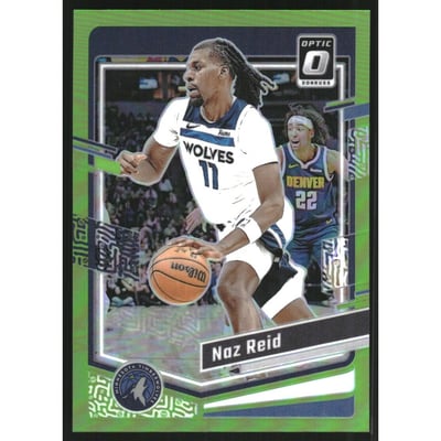2023-24 Donruss Optic Lime Green #192 Naz Reid