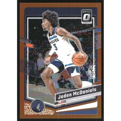 2023-24 Donruss Optic Orange #118 Jaden McDaniels