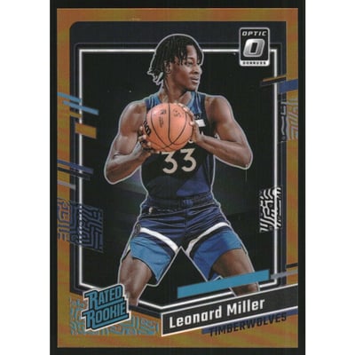 2023-24 Donruss Optic Orange #234 Leonard Miller RR