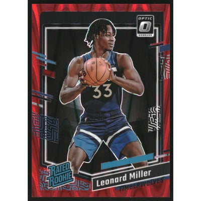 2023-24 Donruss Optic Red Seismic #234 Leonard Miller RR