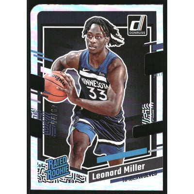 2023-24 Donruss Press Proof Silver Die-Cut #209 Leonard Miller