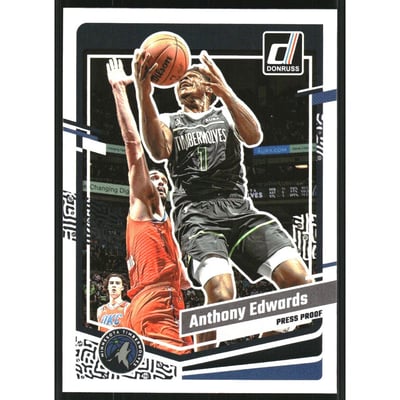 2023-24 Donruss Press Proof Silver #137 Anthony Edwards