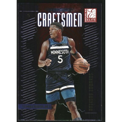 2023-24 Elite Craftsmen International Red and Green #14 Anthony Edwards