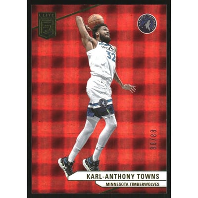 2023-24 Elite International Hyper Red #47 Karl-Anthony Towns
