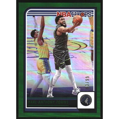 2023-24 Hoops Green #19 Karl-Anthony Towns