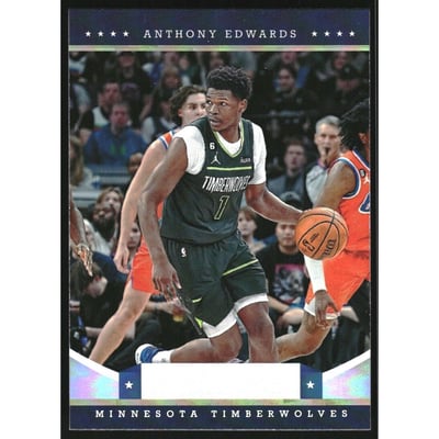2023-24 Hoops Hoops Throwback #3 Anthony Edwards