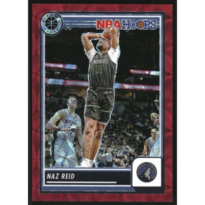 2023-24 Hoops Premium Stock Premium Red Prizm #221 Naz Reid