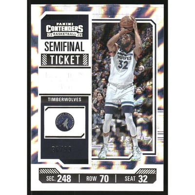 2023-24 Panini Contenders Semifinal Ticket #42 Karl-Anthony Towns