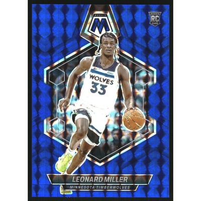 2023-24 Panini Mosaic Mosaic Blue #213 Leonard Miller