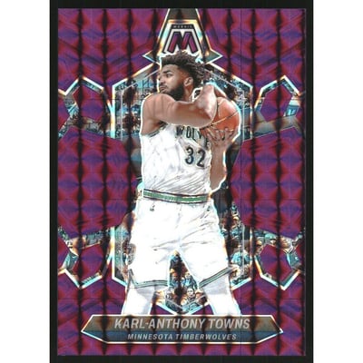 2023-24 Panini Mosaic Mosaic Purple #78 Karl-Anthony Towns