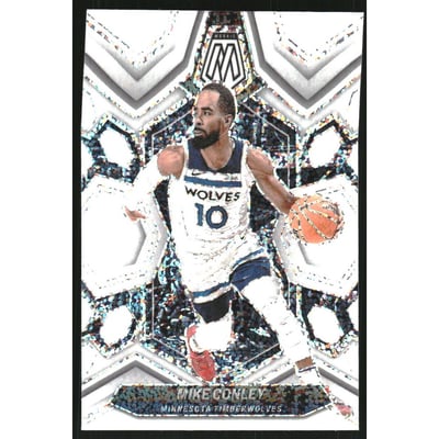 2023-24 Panini Mosaic White Sparkle #36 Mike Conley