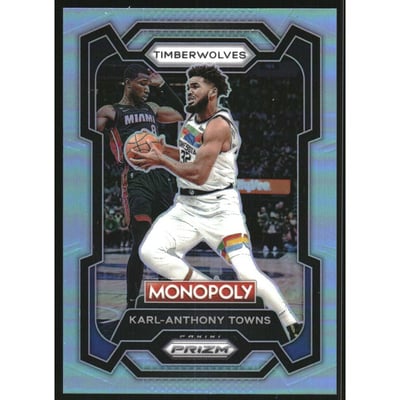 2023-24 Panini Prizm Monopoly Light Blue #53 Karl-Anthony Towns