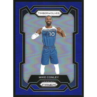 2023-24 Panini Prizm Prizms Blue #57 Mike Conley