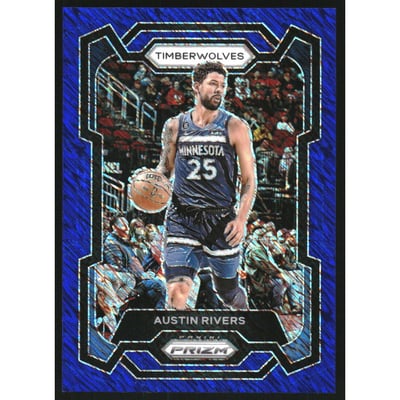 2023-24 Panini Prizm Prizms Blue Shimmer FOTL #278 Austin Rivers