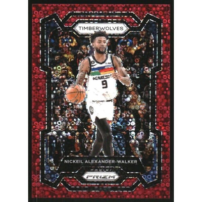 2023-24 Panini Prizm Prizms Fast Break Red #218 Nickeil Alexander-Walker