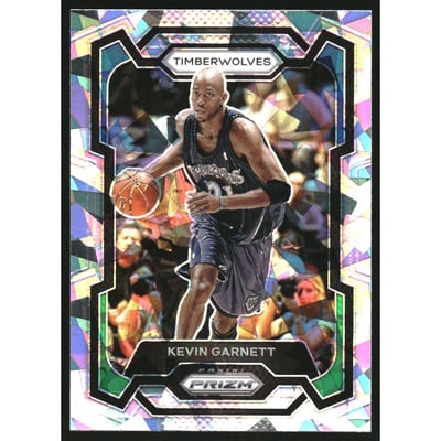 2023-24 Panini Prizm Prizms Ice #183 Kevin Garnett