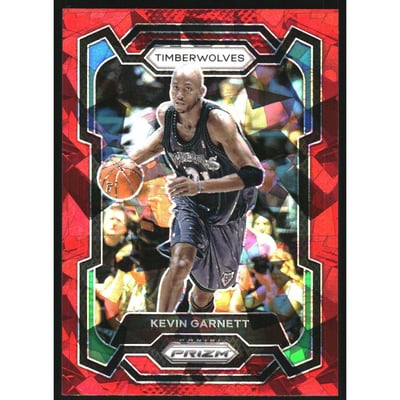 2023-24 Panini Prizm Prizms Red Ice #183 Kevin Garnett