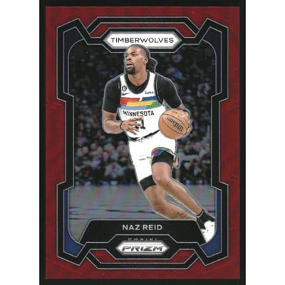 2023-24 Panini Prizm Prizms Red #204 Naz Reid