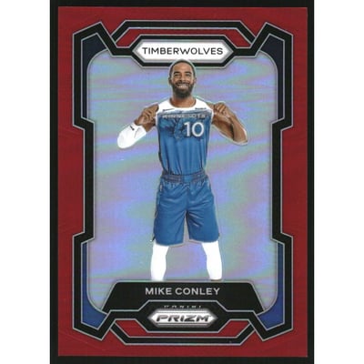 2023-24 Panini Prizm Prizms Red #57 Mike Conley