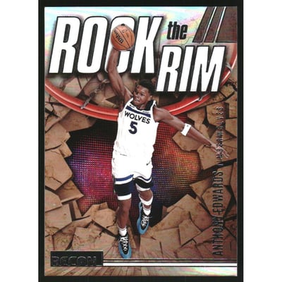 2023-24 Panini Recon Rock the Rim #3 Anthony Edwards