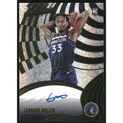 2023-24 Panini Revolution Rookie Autographs #1 Leonard Miller