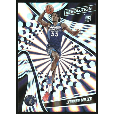 2023-24 Panini Revolution Sunburst #133 Leonard Miller