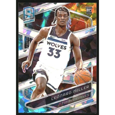2023-24 Panini Spectra Astral #136 Leonard Miller/49