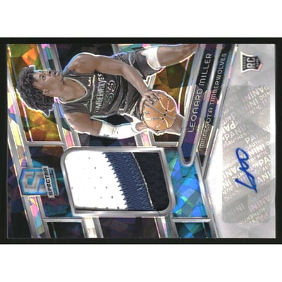 2023-24 Panini Spectra Astral #230 Leonard Miller JSY AU/35