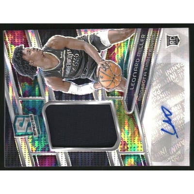 2023-24 Panini Spectra Celestial #240 Isaiah Wong JSY AU/99