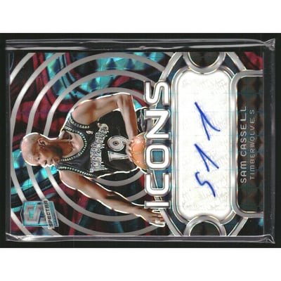 2023-24 Panini Spectra Icons Autographs Interstellar #27 Sam Cassell