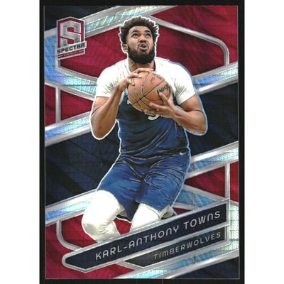 2023-24 Panini Spectra International Red #1 Karl-Anthony Towns