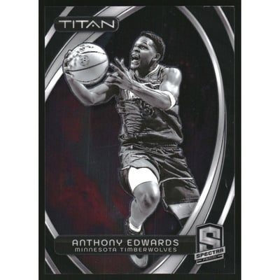 2023-24 Panini Spectra Titan #27 Anthony Edwards