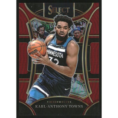 2023-24 Select Prizms Maroon #396 Karl-Anthony Towns