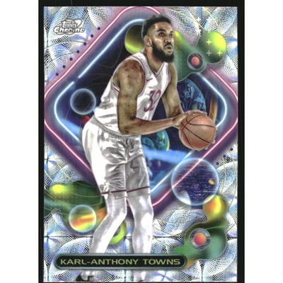 2023-24 Topps Cosmic Chrome Nucleus Refractors #74 Karl-Anthony Towns