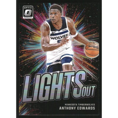 2024-25 Donruss Optic Lights Out Holo #15 Anthony Edwards