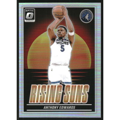 2024-25 Donruss Optic Rising Suns Holo #15 Anthony Edwards