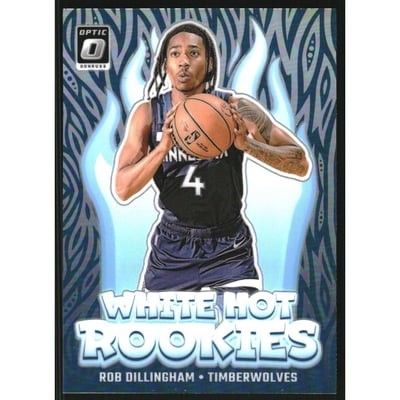 2024-25 Donruss Optic White Hot Rookies Holo #8 Rob Dillingham