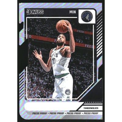 2024-25 Donruss Press Proof Silver Die-Cut #95 Rudy Gobert