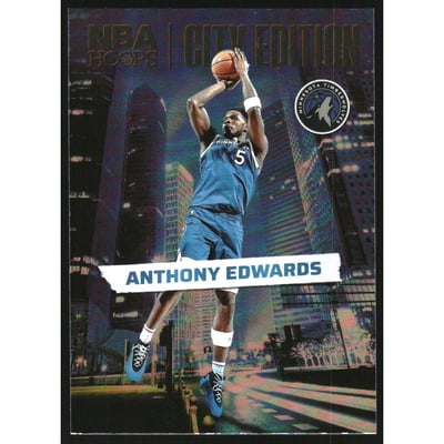 2024-25 Hoops City Edition Holo #20 Anthony Edwards