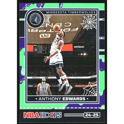2024-25 Hoops Haunted Hoops Slime #137 Anthony Edwards
