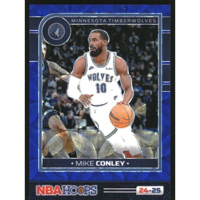 2024-25 Hoops Premium Prizms Blue Scope #191 Mike Conley