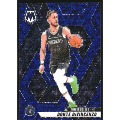 2024-25 Panini Mosaic Mosaic Fast Break Blue #73 Donte DiVincenzo