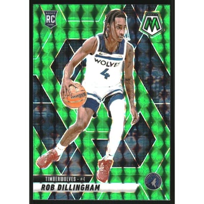 2024-25 Panini Mosaic Mosaic Green #218 Rob Dillingham