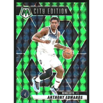 2024-25 Panini Mosaic Mosaic Green #279 Anthony Edwards/City Edition