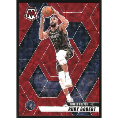 2024-25 Panini Mosaic Mosaic International Red #89 Rudy Gobert