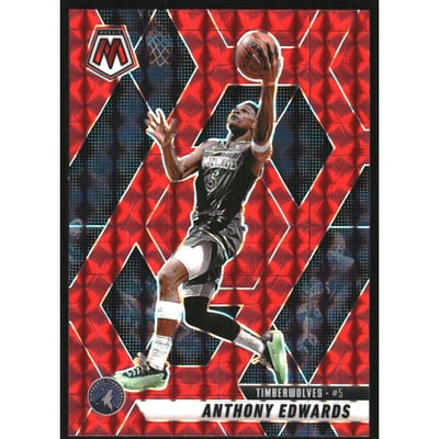 2024-25 Panini Mosaic Mosaic Red #36 Anthony Edwards