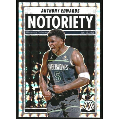 2024-25 Panini Mosaic Notoriety Mosaic #1 Anthony Edwards